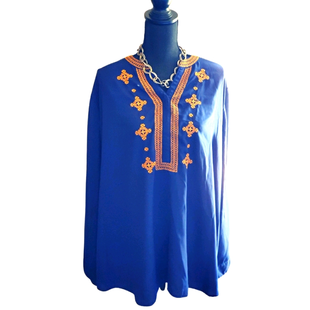 Woman Within Vintage Blouse Tunic